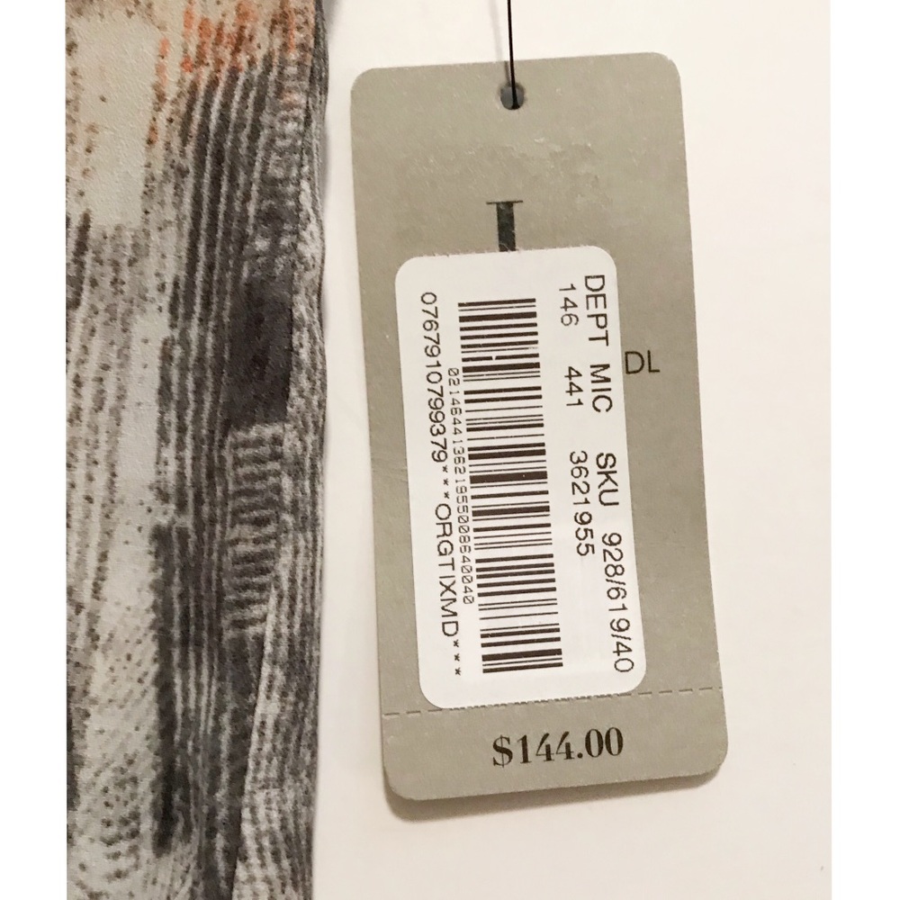 NWT ZOZO, Asymmetrical Pattered Tunic Top - Picture 5 of 8